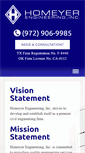 Mobile Screenshot of homeyer-engineering.com